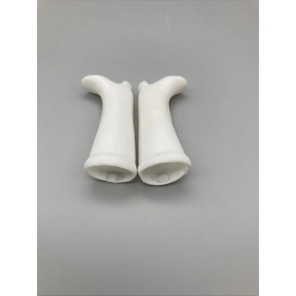 Vintage 1970's Barbie Boots Knee High Boots White 2